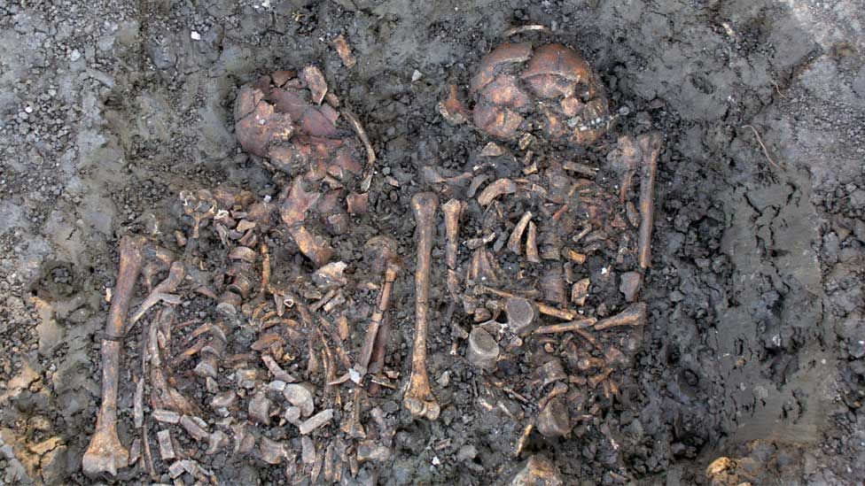 Late Roman skeletons, Cheddington